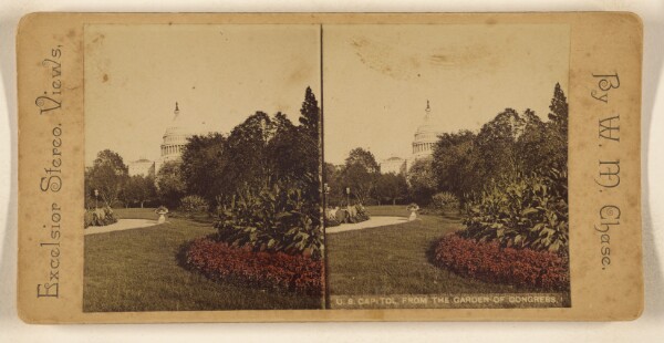 William M. Chase, U.S. Capitol, From the Garden of Congress.