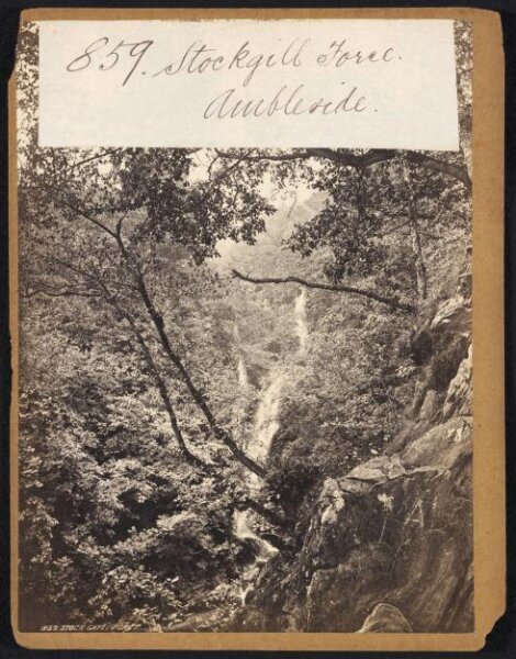 Francis Frith, Stockgill Force. Ambleside