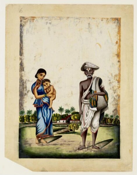 Unknown, A bangle seller and his wife