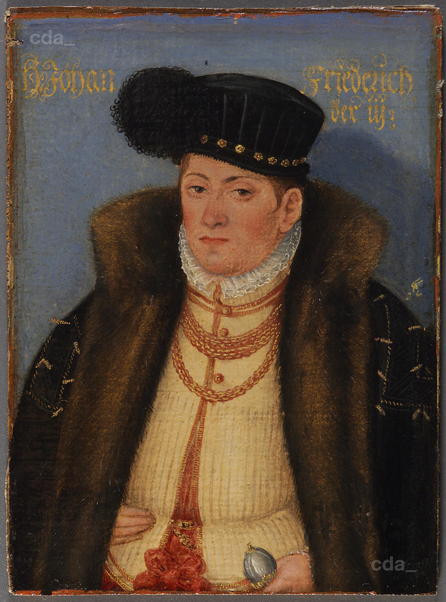 Lucas Cranach the Younger, Johann Friedrich III., son of Johann Friedrich I., died 1565