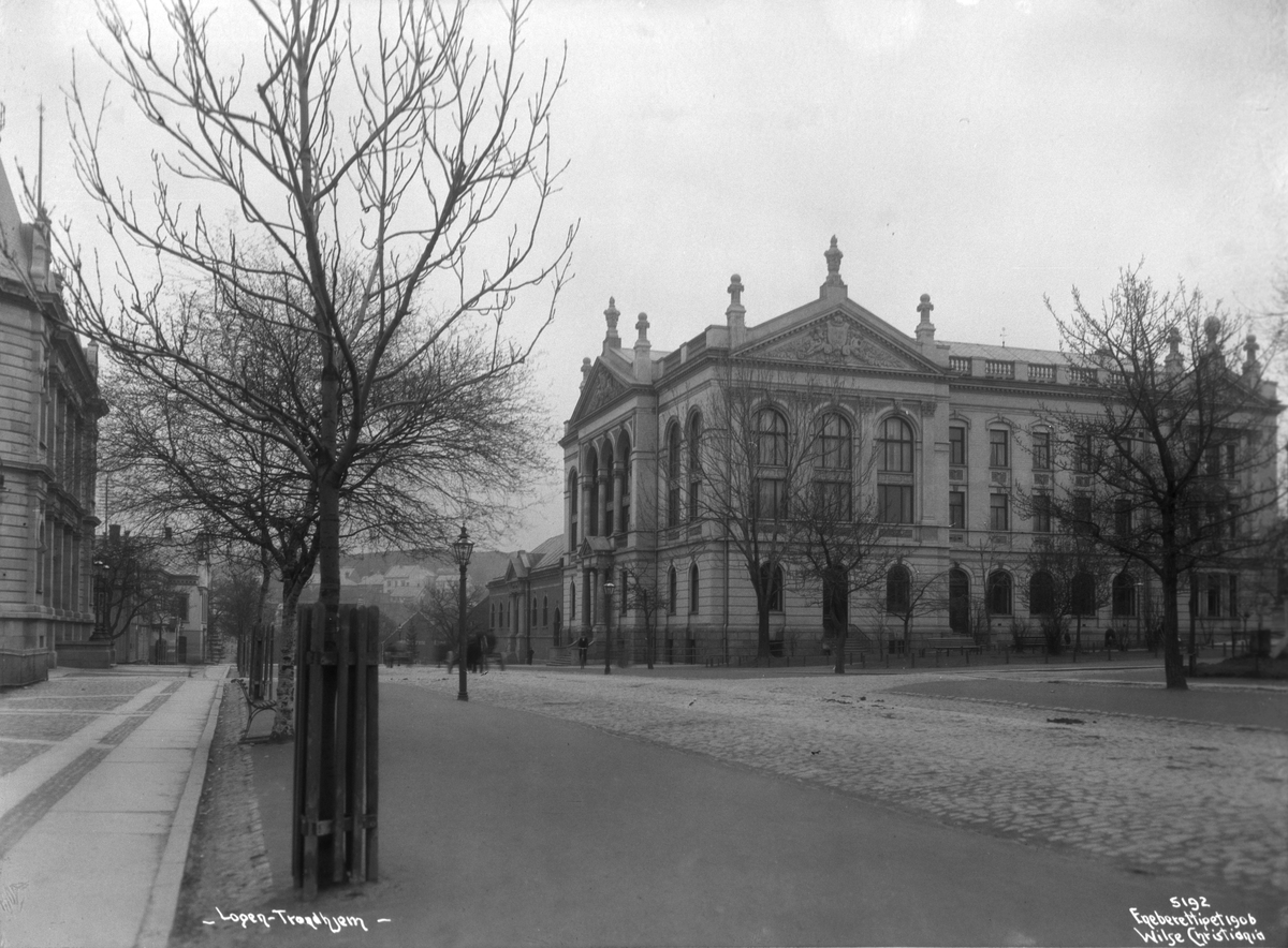 Anders Beer Wilse, Prot: Trondhjem - Kongen gaar i Logen 15/5 1906