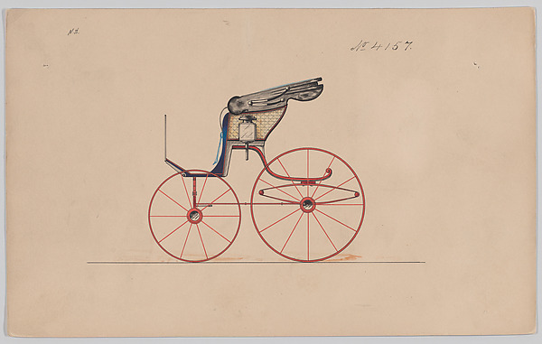 Brewster & Co., Design for Pony Phaeton, no. 4157