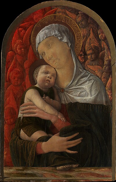 Andrea Mantegna, Madonna and Child with Seraphim and Cherubim
