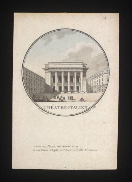 Unknown, Théâtre de la Porte St. Martin