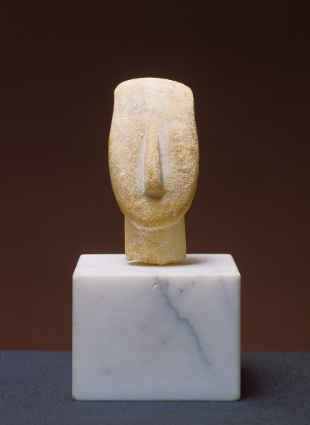 Unknown, Head Fragment from a Cycladic Figure (Spedos Variety)