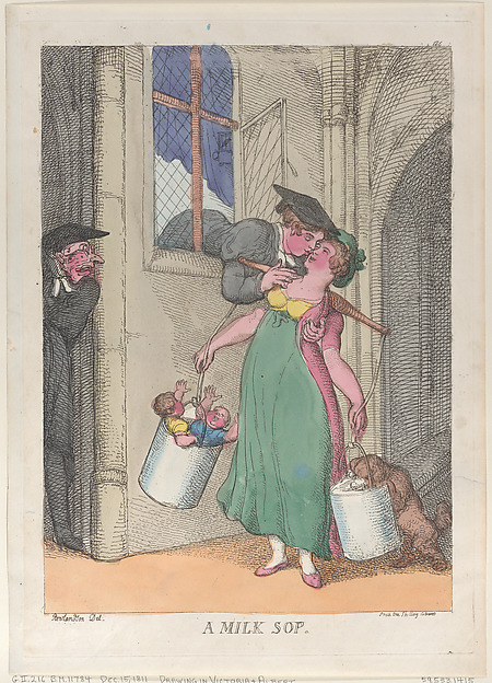 Thomas Rowlandson, A Milk Sop