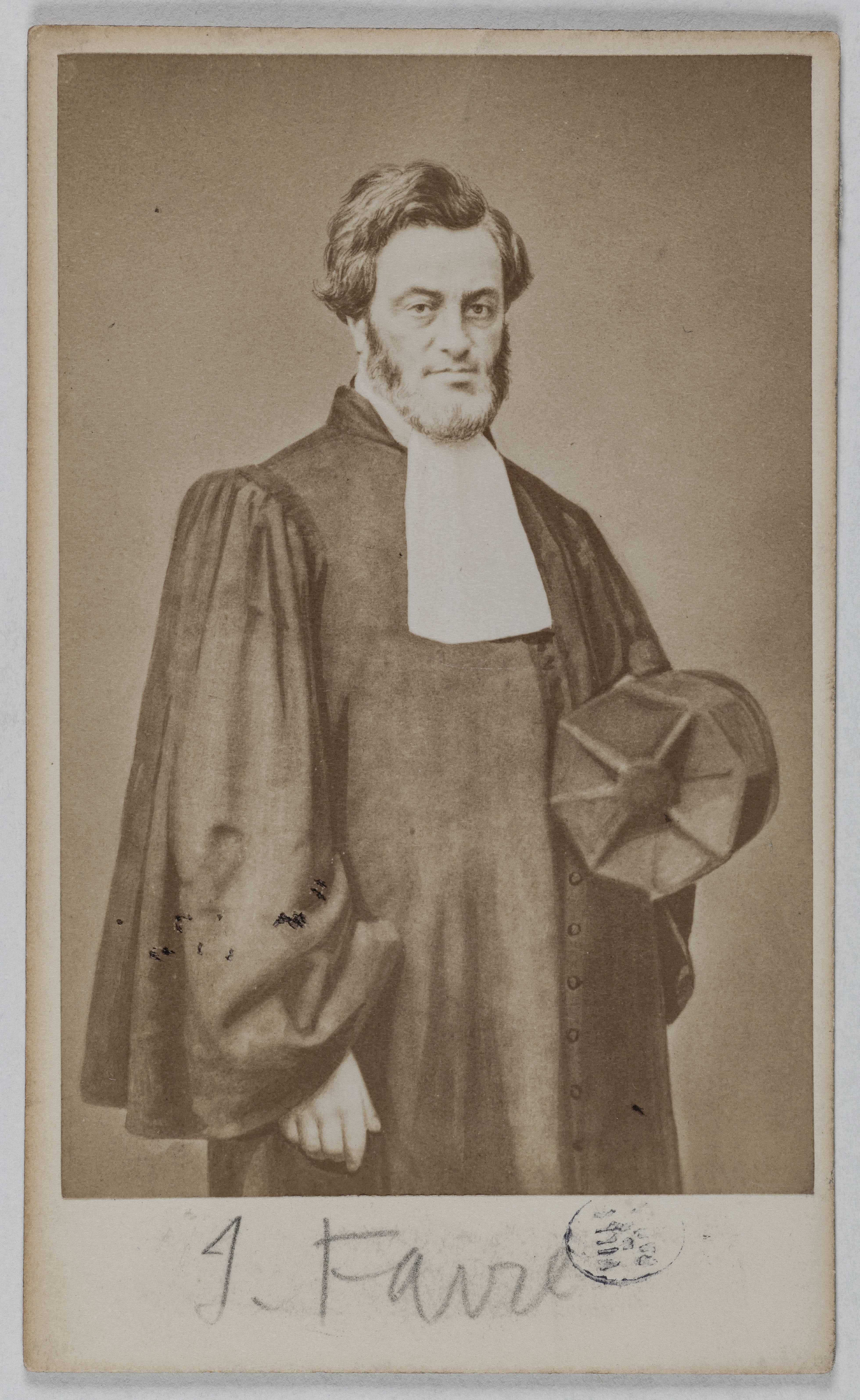 Anonyme, Portrait de Favre Jules, (1809-1880), (homme politique, avocat, membre de l' Académie française)