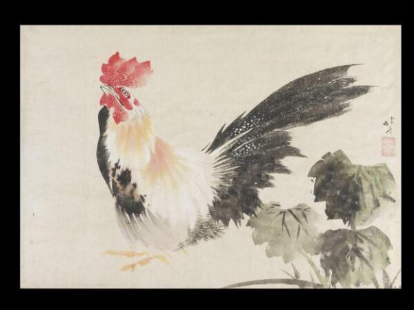 Katsushika Hokusai, Rooster