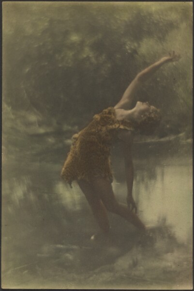 Louis Fleckenstein, [Female Dancer in Fur Outfit]