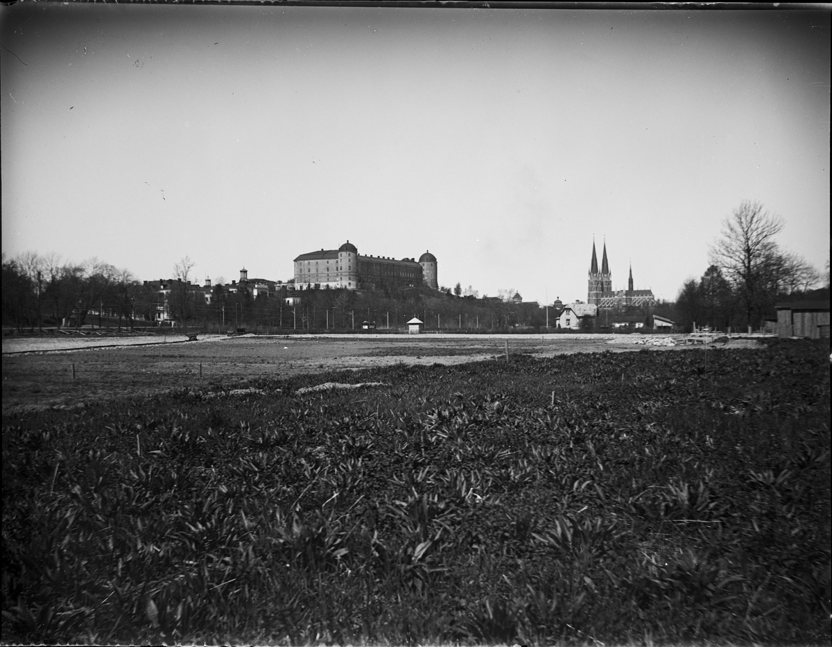 Okänd,, Vy över stadsdelen Fjärdingen, Uppsala