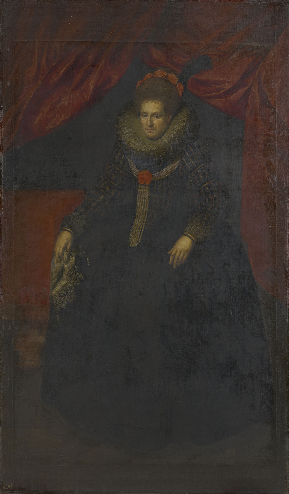 Paulus Moreelse, Sophia Hedwig of Brunswick-Wolfenbuttel (1592-1642), Princess of Nassau-Dretz