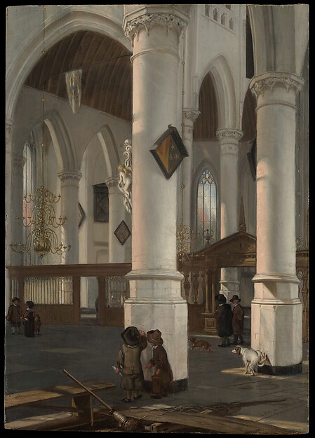 Emanuel de Witte, Interior of the Oude Kerk, Delft