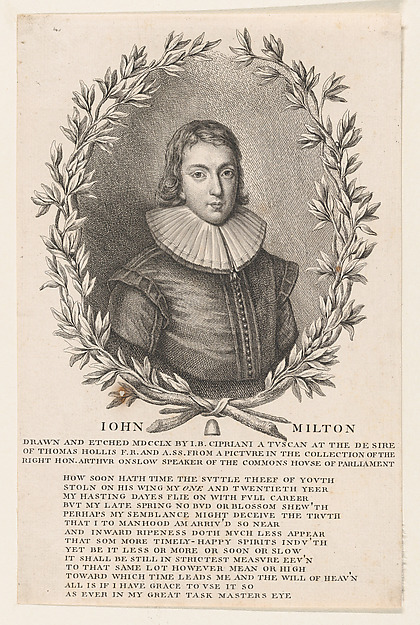 Giovanni Battista Cipriani, John Milton