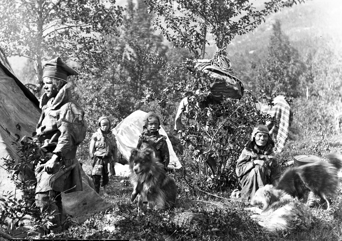 Axel Lindahl, "Prot: Lappefamilie i Lyngseidet