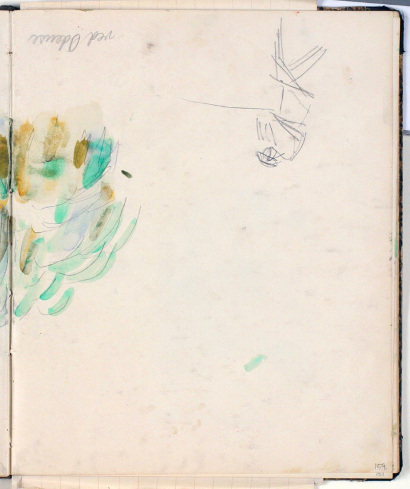 Niels Larsen Stevns, Studie af buskads; figurstudie