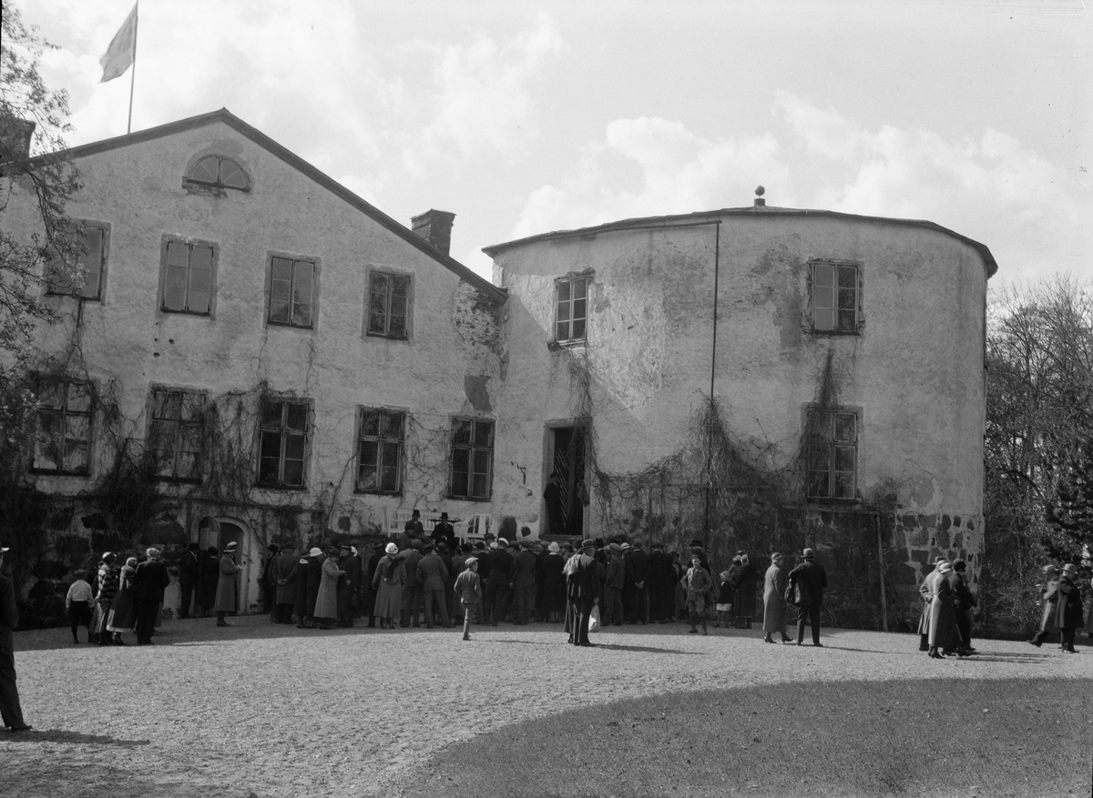 Paul Sandberg, Upplands fornminnesförening besöker Penningby slott