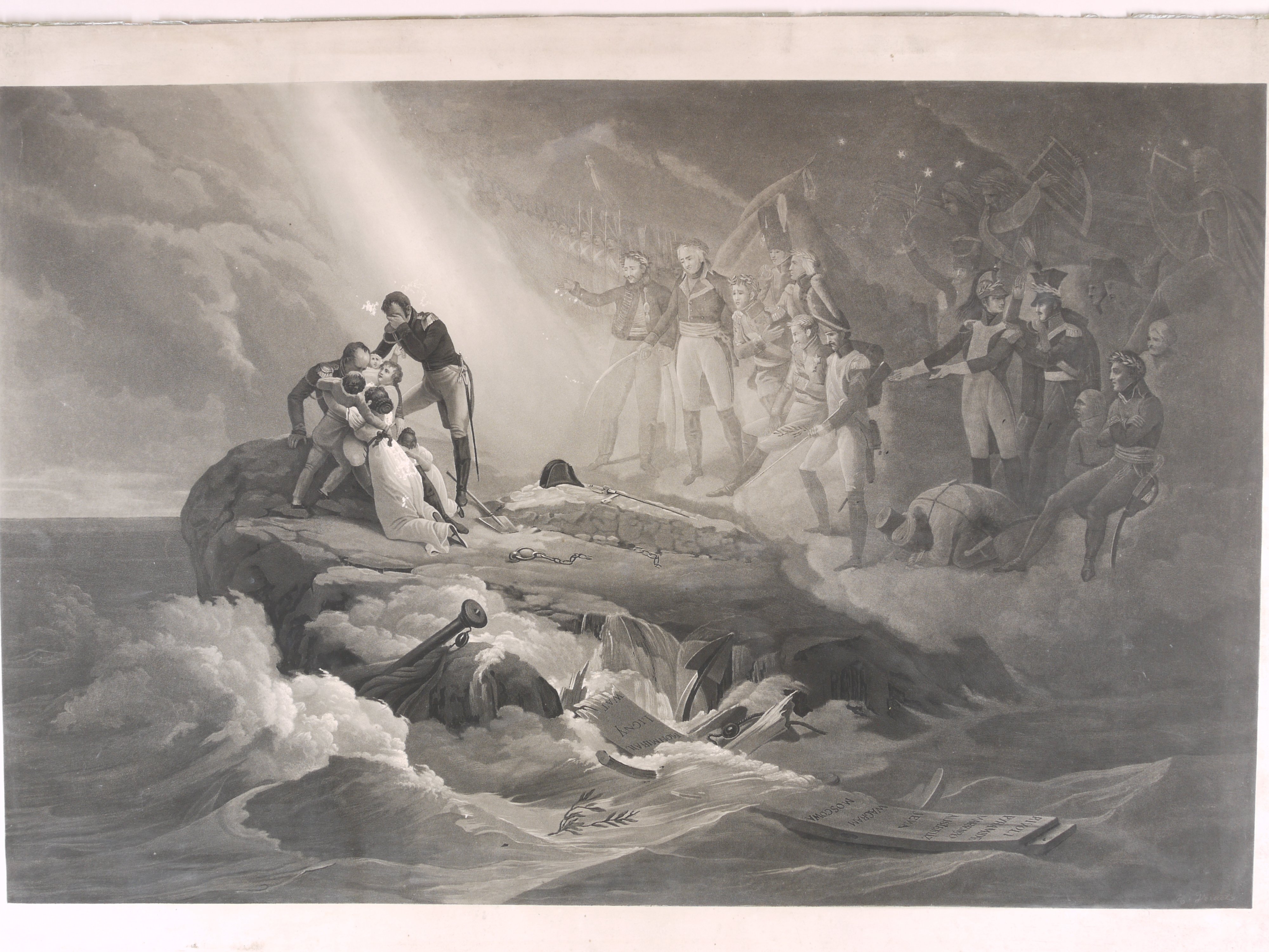 Horace Vernet, Allegorie über das Scheitern Napoleons