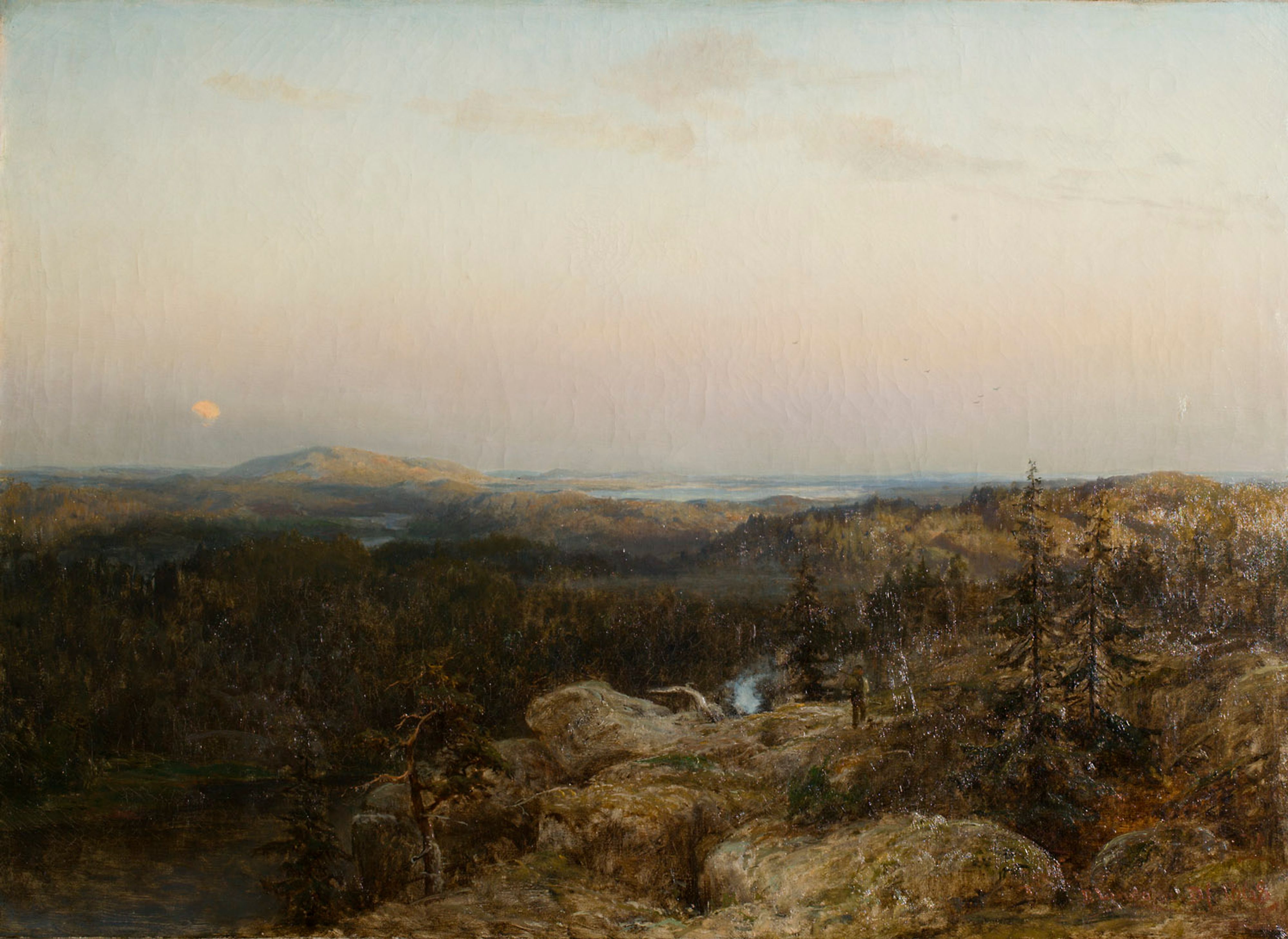 Berndt Lindholm, Landscape from Savo