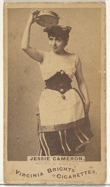 Allen & Ginter, Jessie Cameron, from the Actors and Actresses series (N45, Type 1) for Virginia Brights Cigarettes
