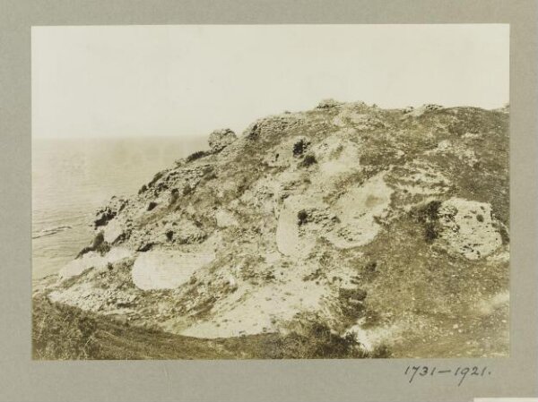 K.A.C. Creswell, The south-west angle of the Crusader Castel (Apollonia), Arsuf