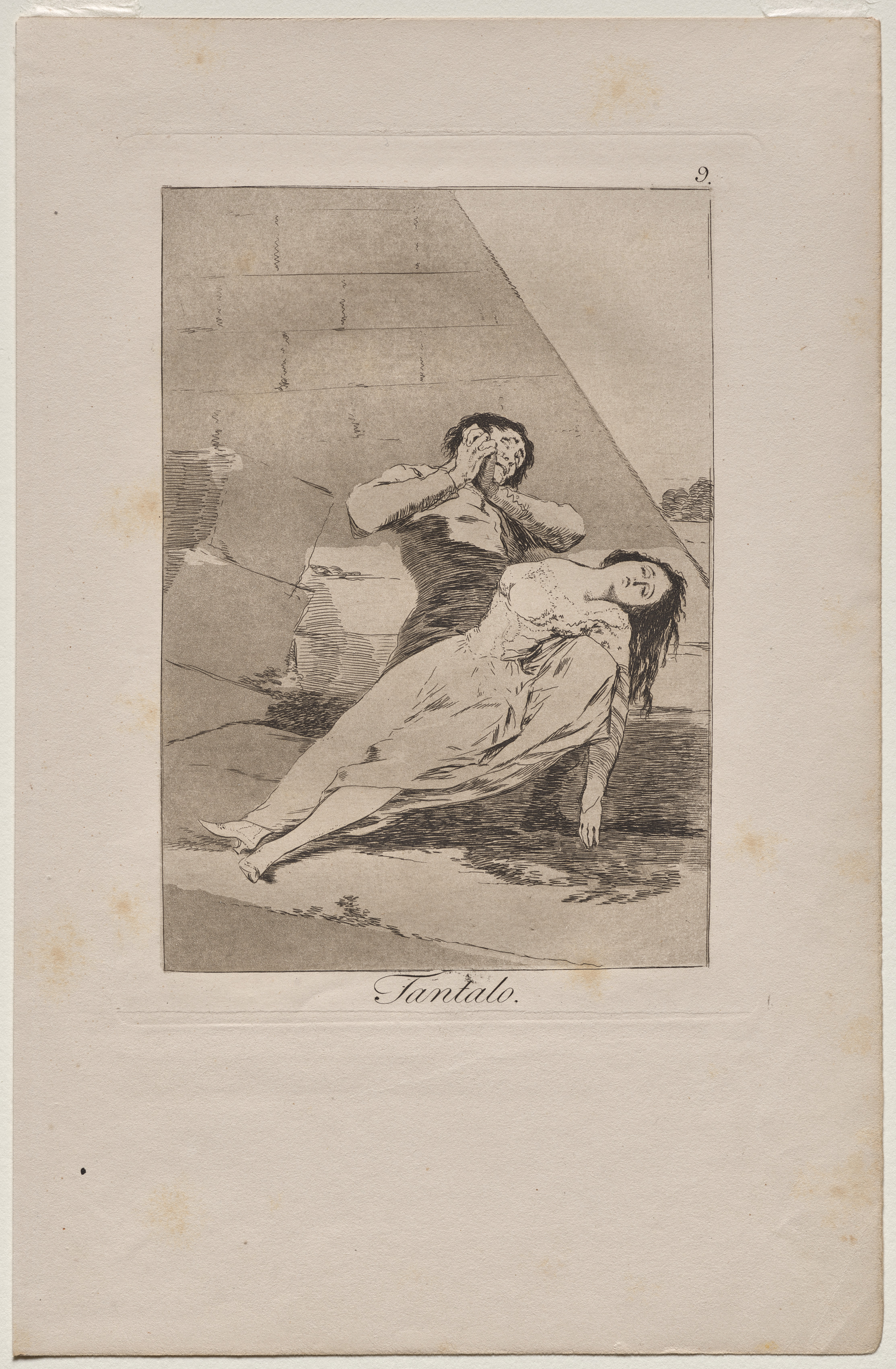 Francisco de Goya, Tantalus, Plate 9