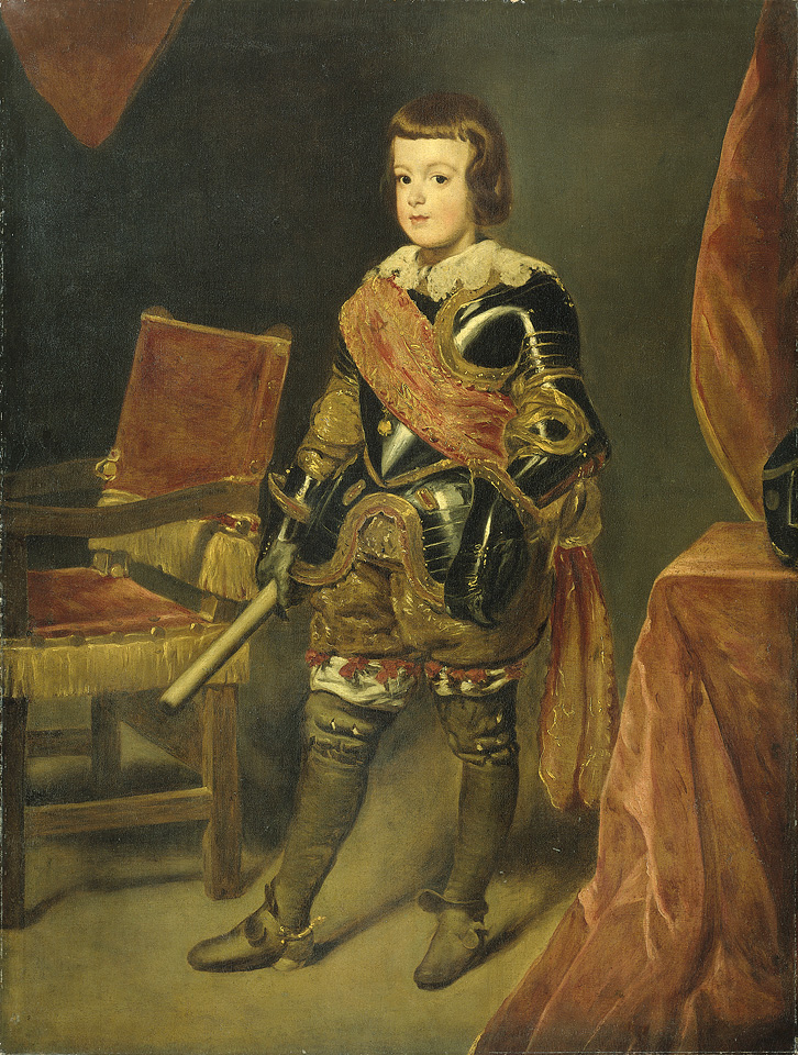 Juan Bautista Martínez del Mazo, Portret van Infante Balthasar Carlos (1629- 1646)