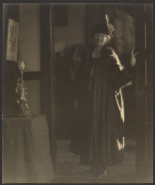 Louis Fleckenstein, [Portrait of a Woman in Doorway]
