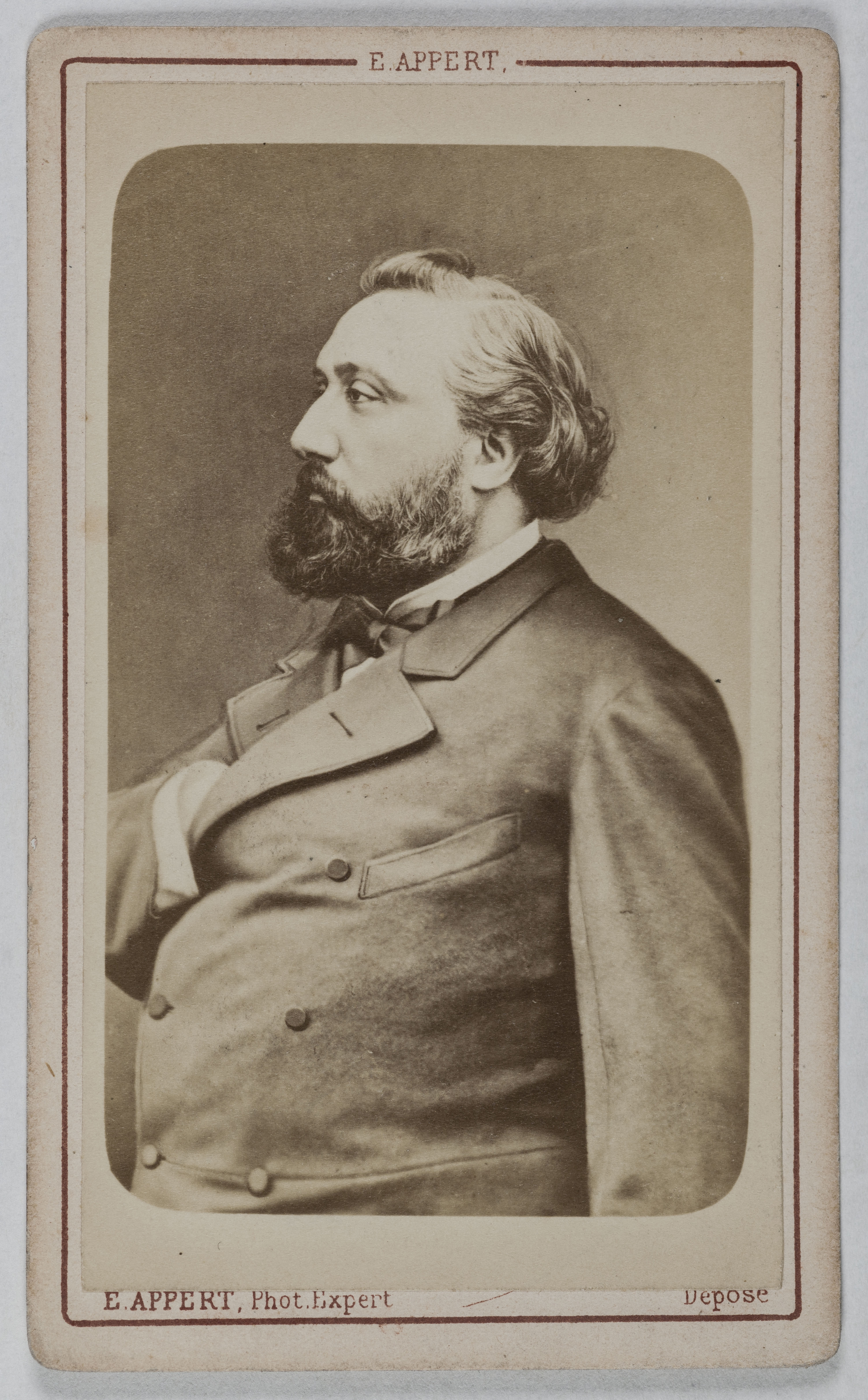 Ernest Charles Appert, Portrait de Léon Gambetta (1838-1882), (homme politique, avocat)