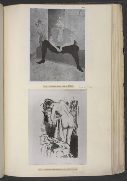 Edgar Degas, Femme nue debout, à sa toilette