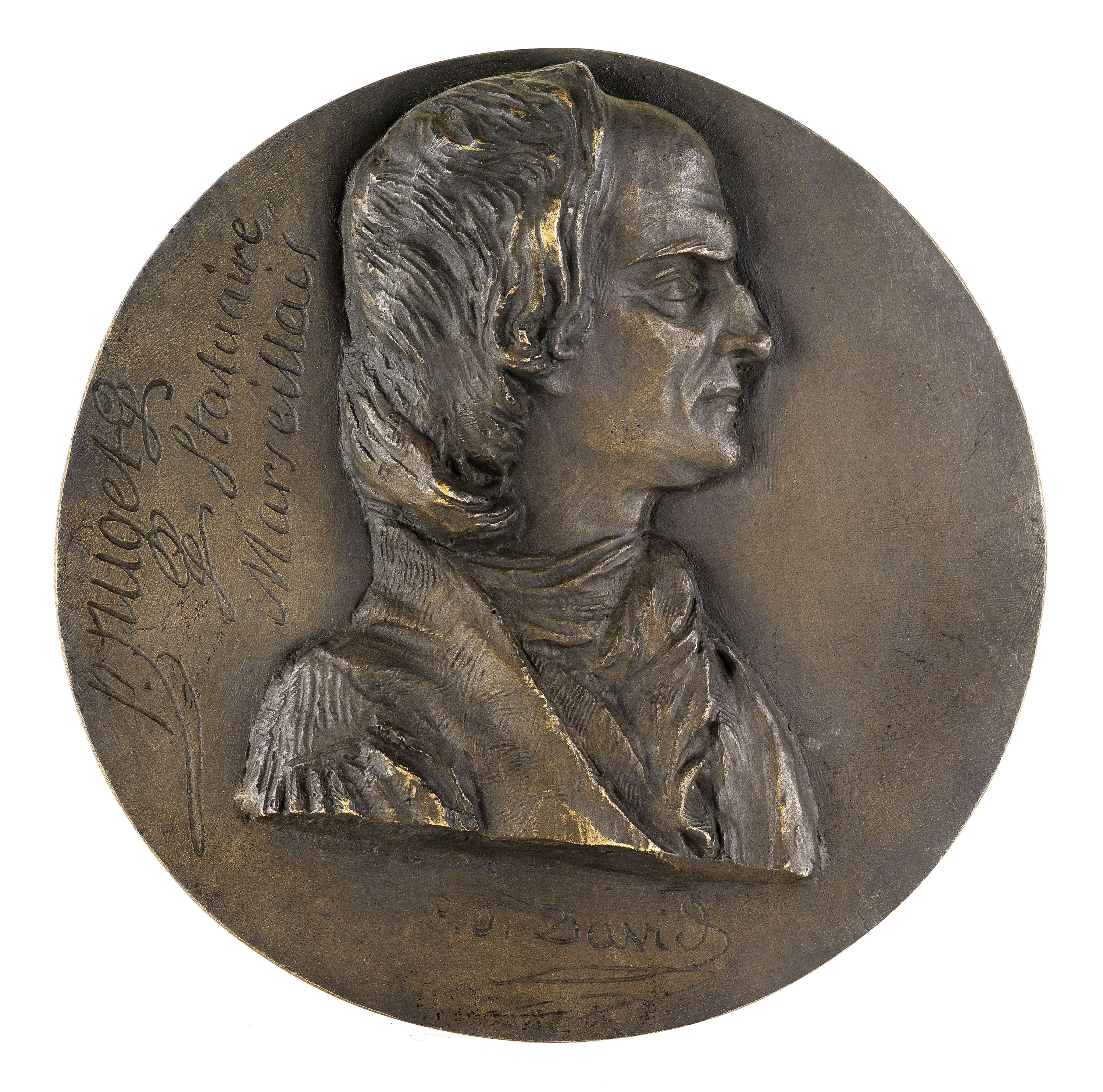 David d'Angers, Portrait de Pierre Puget (1622-1694), peintre, sculpteur et architecte