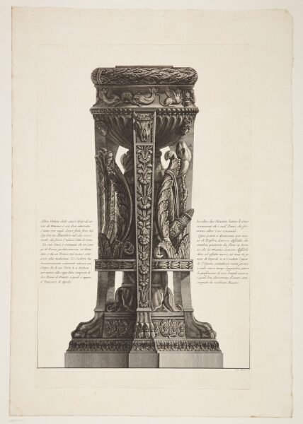 Giovanni Battista Piranesi, Samme genstand som i forrige blad, set fra en anden vinkel