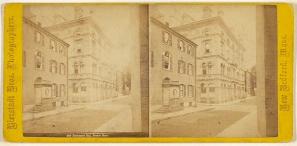Edward Bierstadt, Mechanics Hall, Boston Mass.
