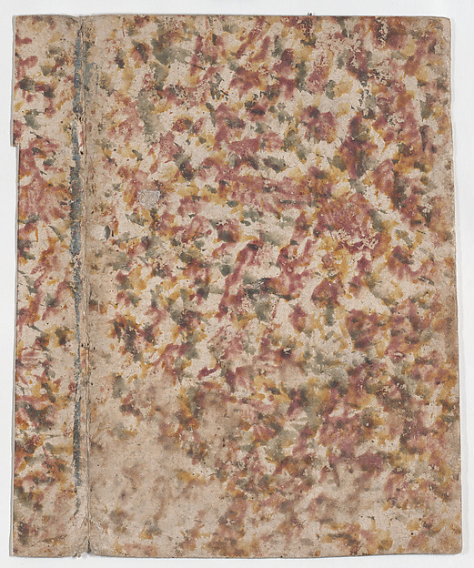 Anonymous, Book cover with overall splotchy pattern