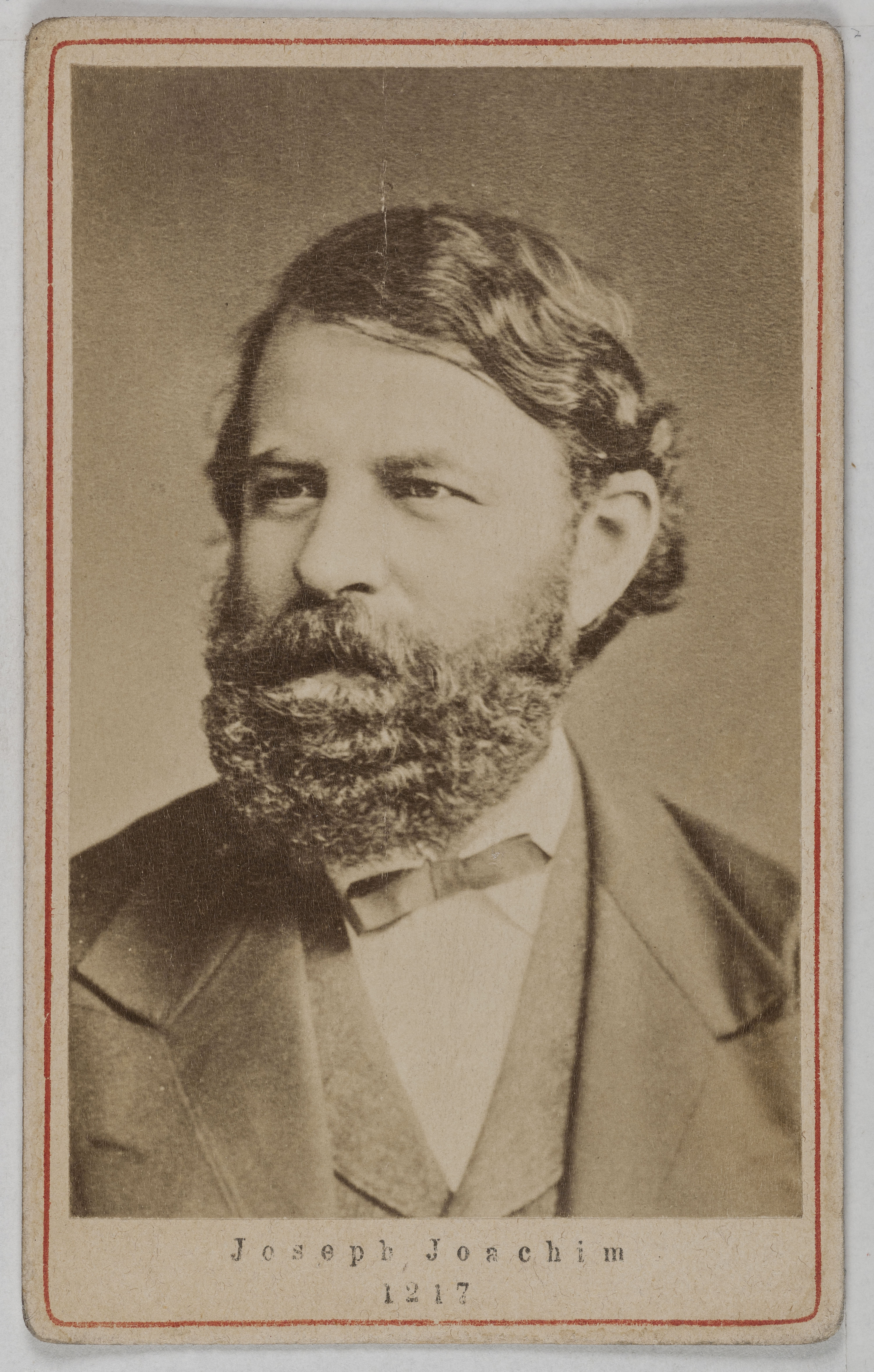 Anonyme, Portrait de Joseph Joachim (1831-1907), (violoniste hongrois)