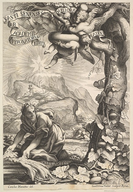 Guillaume Vallet, Frontispiece of Fasti Senenses