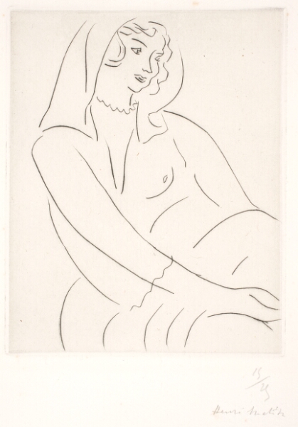 Henri Matisse, Siddende kvinde med slør
