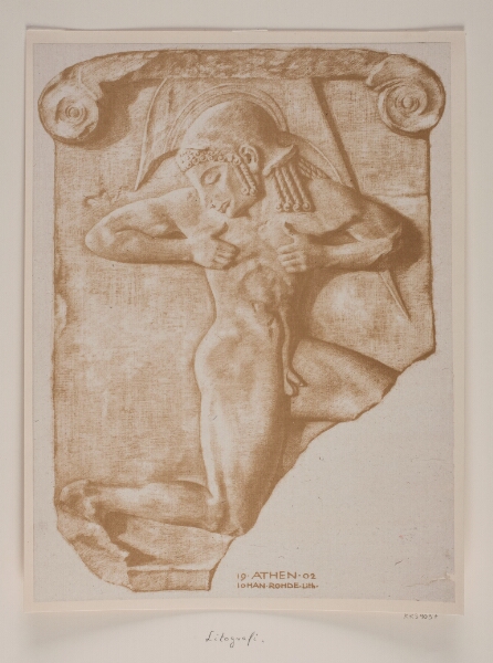 Johan Rohde, Våbenløberen. Græsk relief