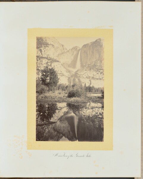 Carleton Watkins, Mirror View of the Yosemite Falls