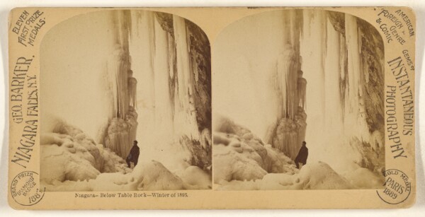 George Barker, Niagara - Below Table Rock - Winter of 1893.