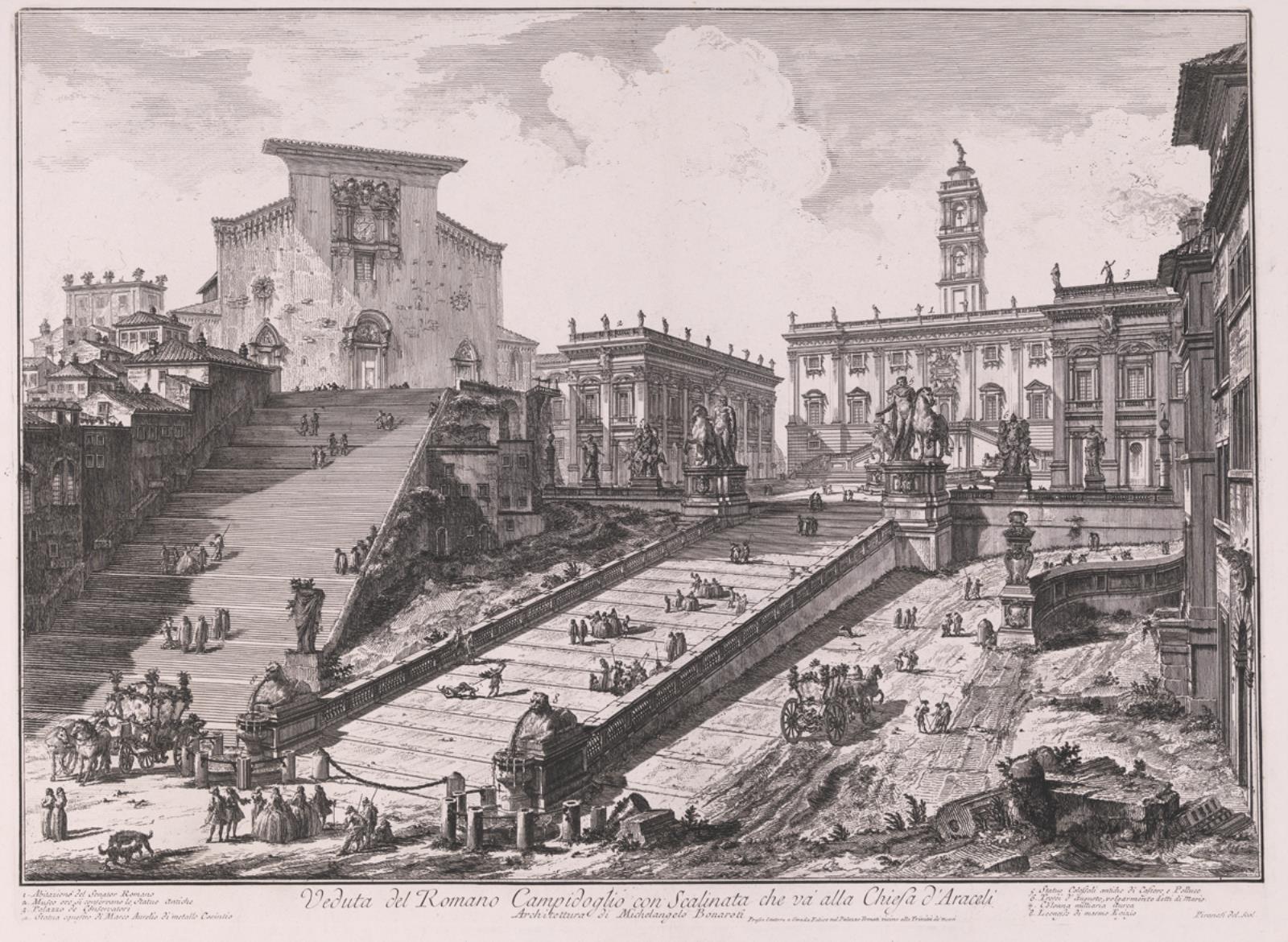 Giovanni Battista Piranesi, Capitol og Santa Maria in Aracoeli