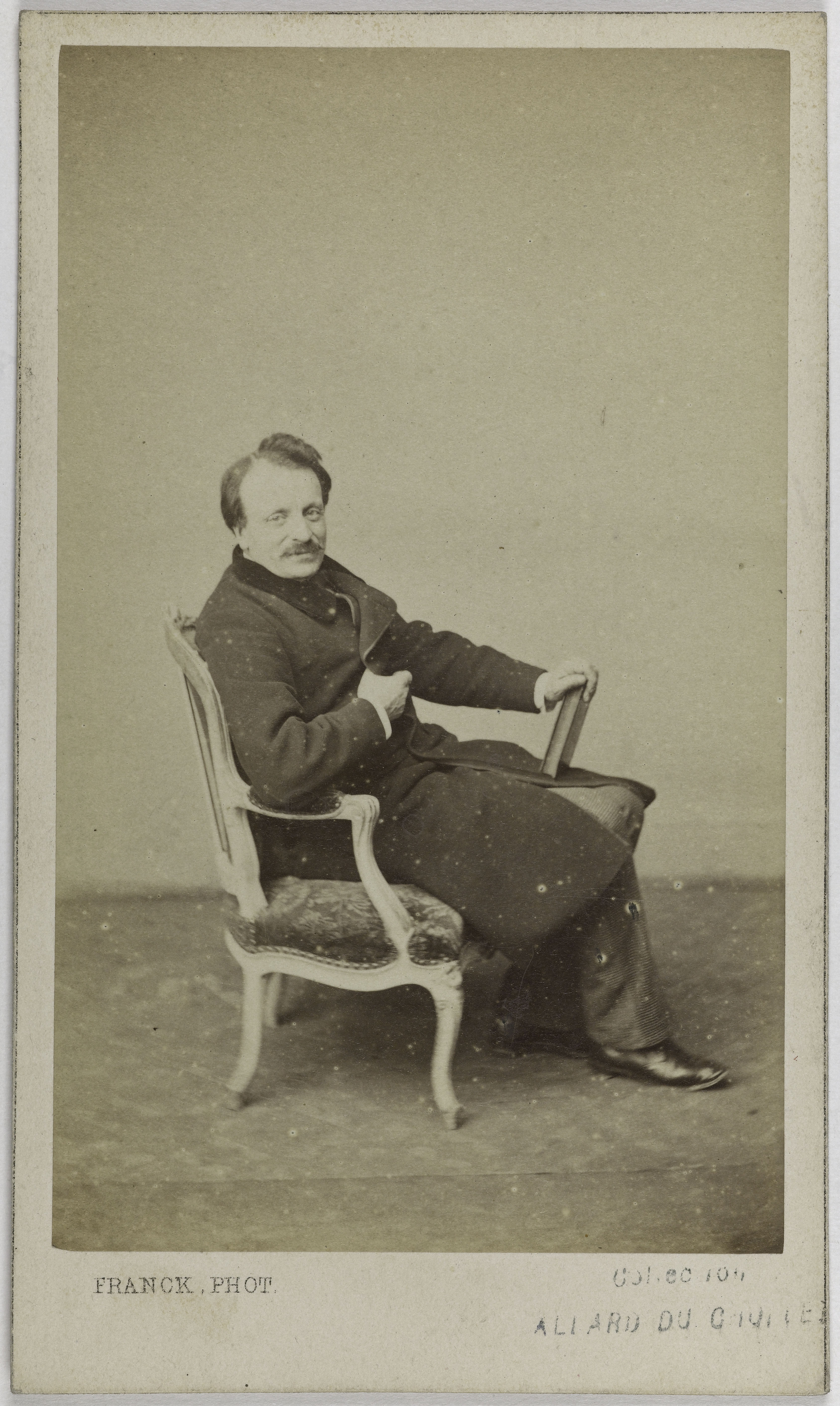 Franck, Portrait de Pierron Eugène, (1819-1865), (acteur)