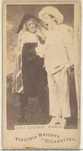 Allen & Ginter, Joli Gilles, Paris, from the Actors and Actresses series (N45, Type 1) for Virginia Brights Cigarettes