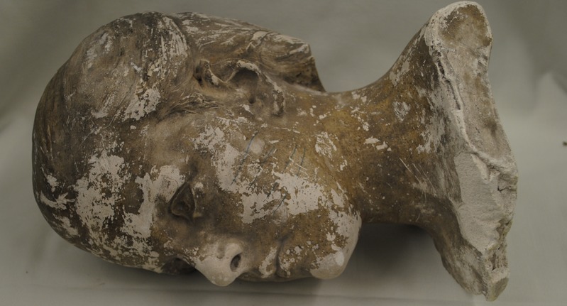 Amandus (autor) Adamson, Fragment kipsivormist Vabadussõja mälestusmärgi skulptuuri jaoks, poisi pea