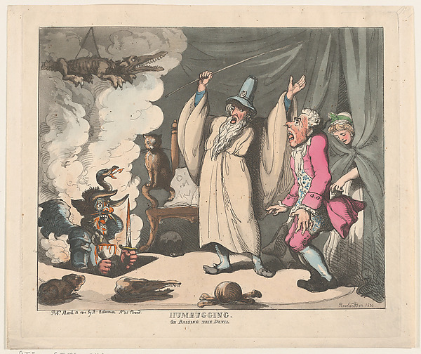 Thomas Rowlandson, Humbugging, or Raising the Devil