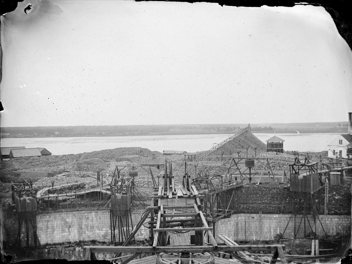 Henri Osti's Fotografiateliér, Dannemora gruvor, Dannemora socken, Uppland, sannolikt 1890-tal
