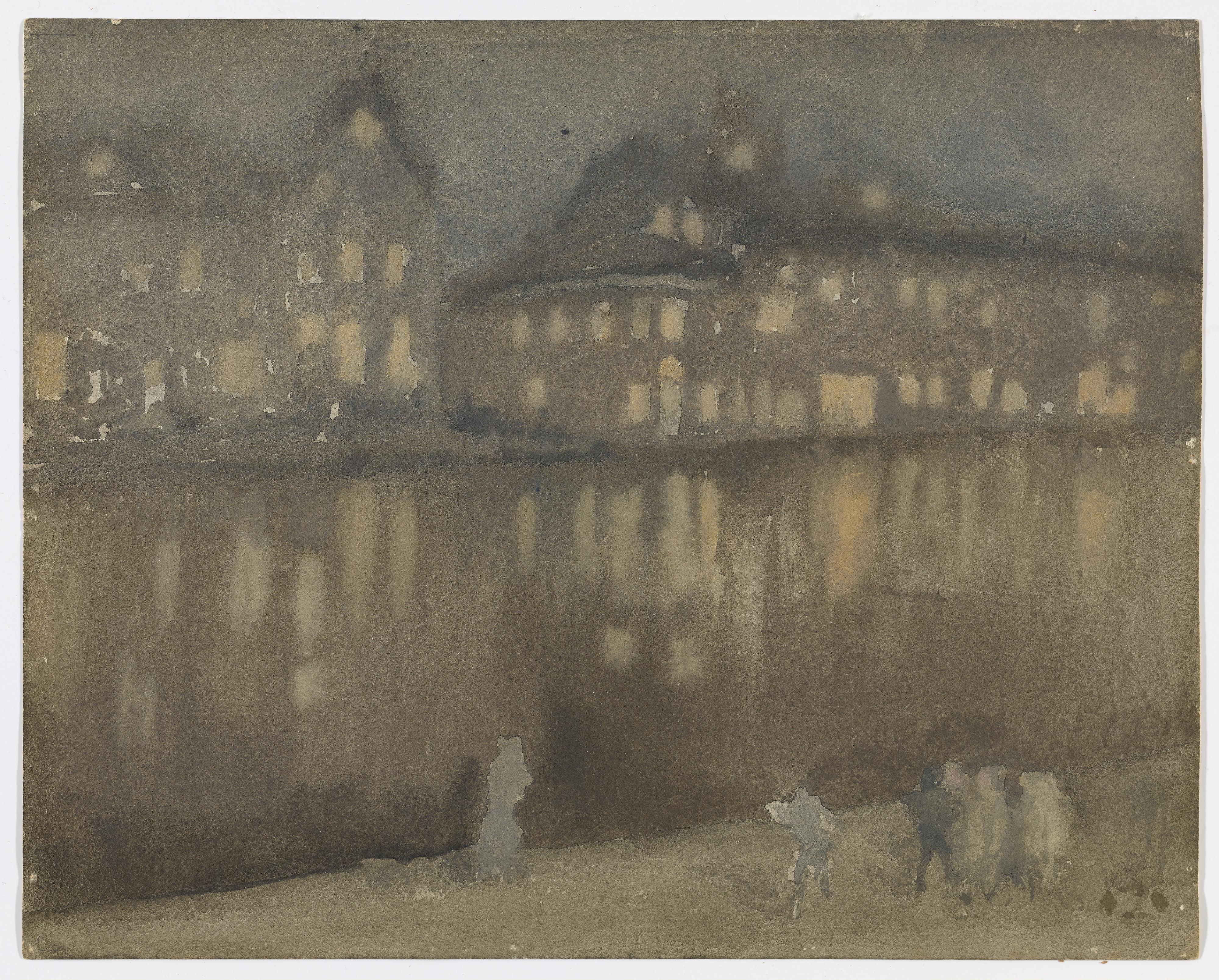James McNeill Whistler, Grand Canal, Amsterdam; Nocturne