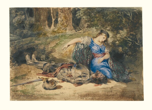 Eugène Delacroix, The Death of Lara