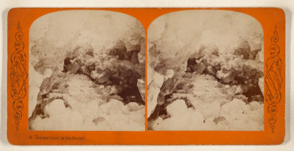George E. Curtis, Crystal Cave in Ice Bridge [Niagara Falls, New York]