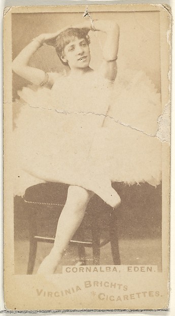 Allen & Ginter, Cornalba, Eden, from the Actors and Actresses series (N45, Type 1) for Virginia Brights Cigarettes