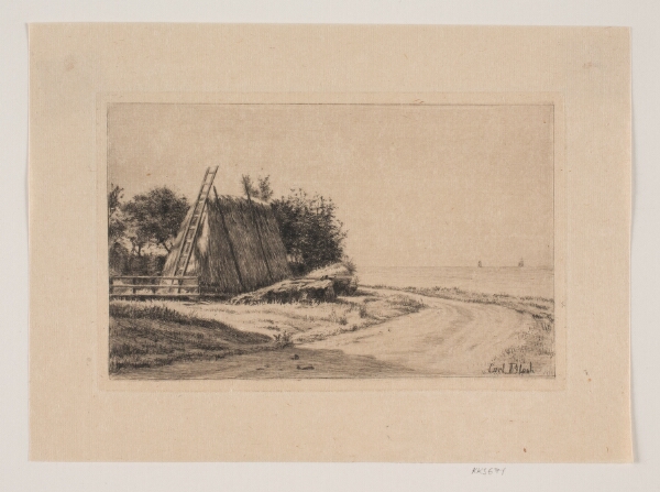 Carl Bloch, Landskabet med Høstakken